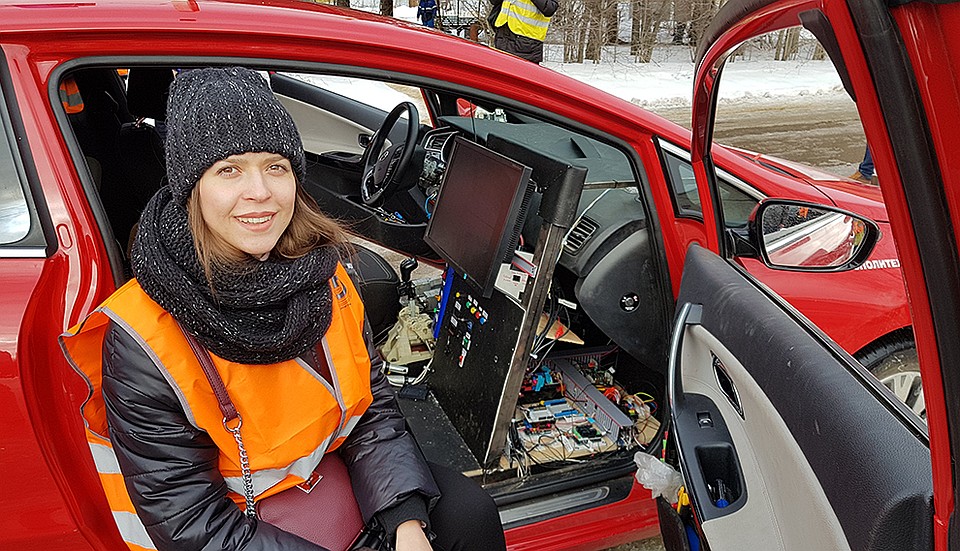 Наш корреспондент прокатилась в одном из беспилотников Фото: Алиса ТИТКО