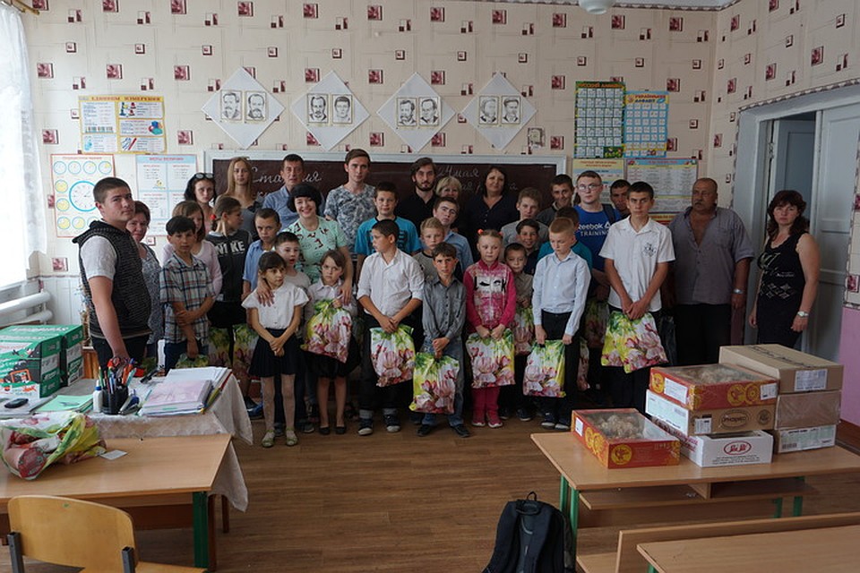 Вот и все ученики школы. Фото: Юлия АНДРИЕНКО