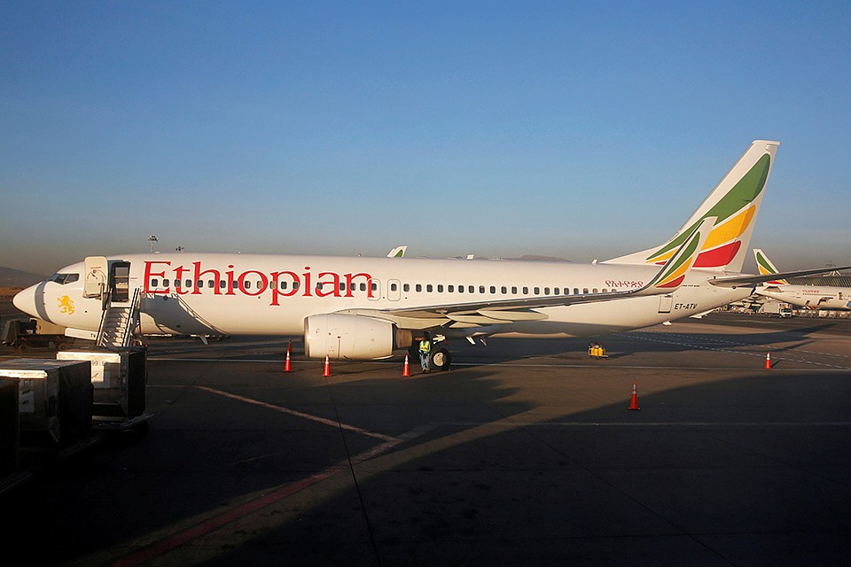 Разбившийся самолет Боинг-737 MAX-800 авиакомпании Ethiopian Airlines. Фото: REUTERS