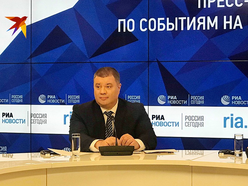 Бывший консультант-эксперт штаба Антитеррористического центра СБУ предстал перед телекамерами в Москве аккурат в День Службы безопасности Украины Фото: Александр КОЦ