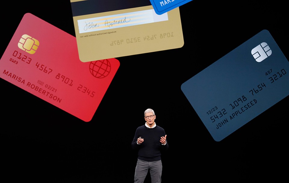 Теперь у Apple есть своя кредитная карта - Apple Card Фото: REUTERS