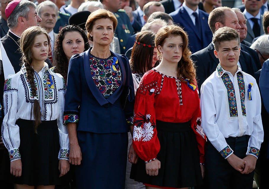 Супруга и дети Петра Порошенко Фото: REUTERS