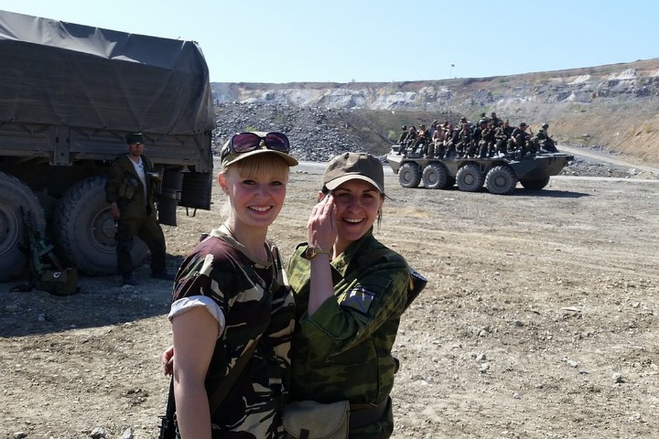 На учебном полигоне. Фото: из личного архива