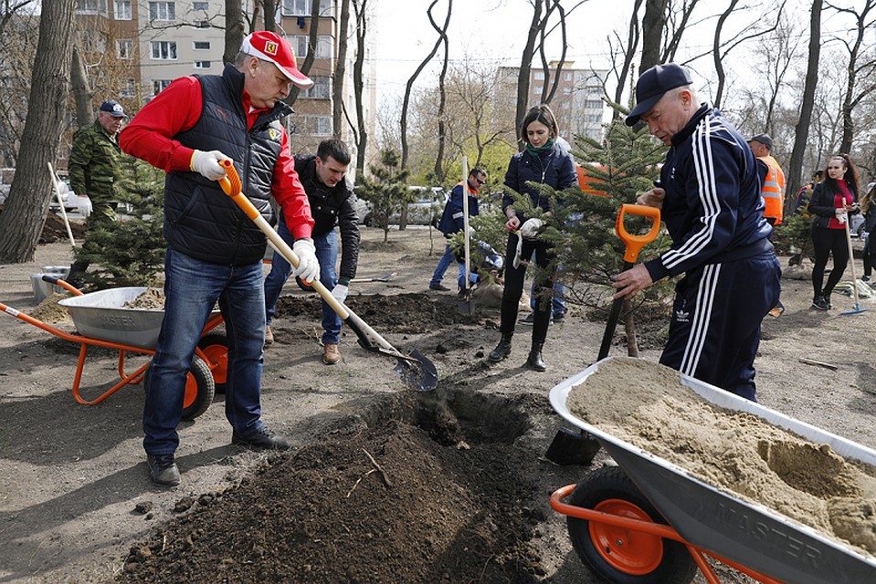 Глава Владивостока присоединился к горожанам. Фото:администрация Владивостока