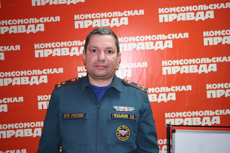 Сергей Чебыкин, заместитель начальника ГУ МЧС России по Амурской области. Фото: Евгения НИФОНТОВА