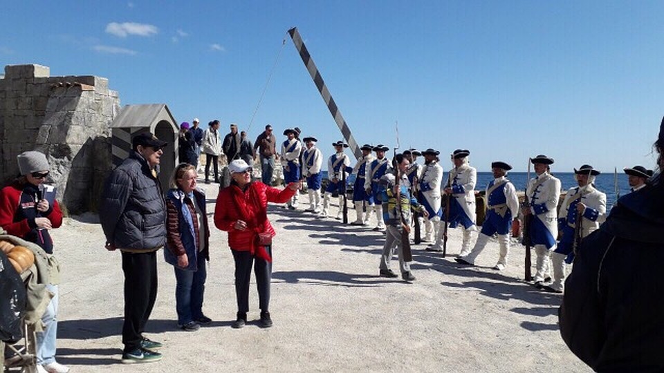 Киносъемки идут на берегу Черного моря. Фото: Светлана Дружинина/VK