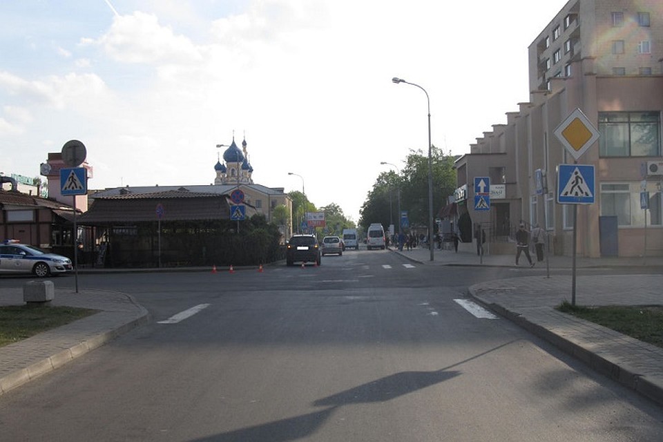 Водитель сбила ребенка, поворачивая налево. Фото: УВД Брестского облисполкома.