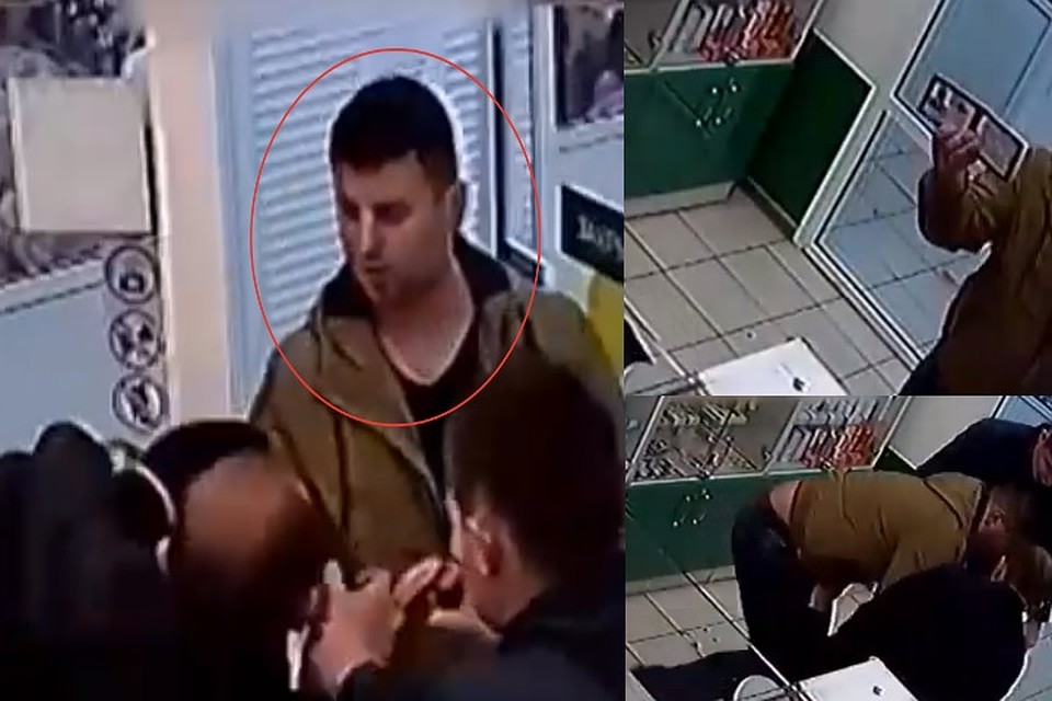 На записи видно, как Блинов бьет мужчину коленом Фото: Евгения СОКОРЕВА
