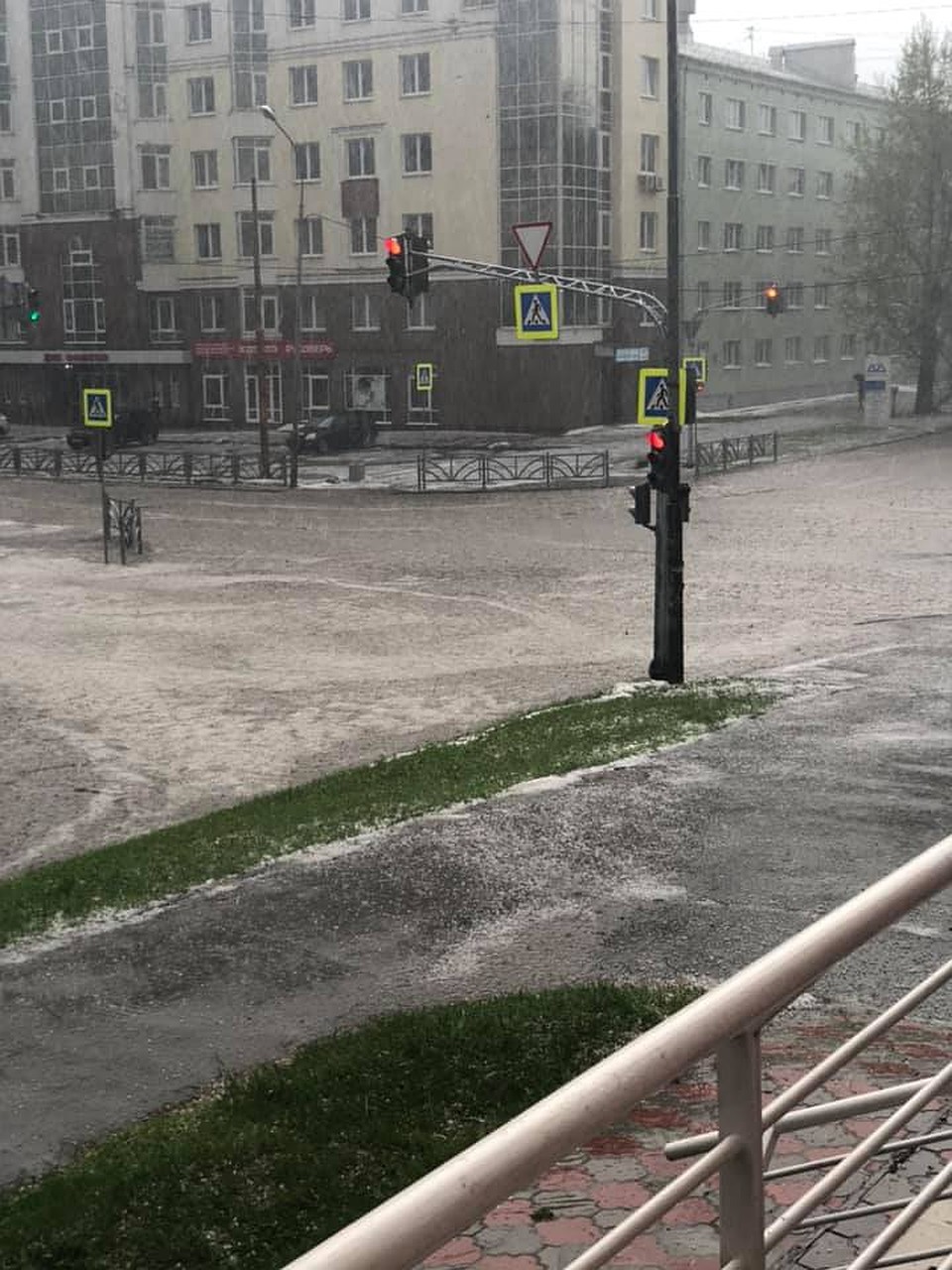 В районе Южного автовокзала тоже неспокойно. Фото: страница Анны Филимоновой в Facebook