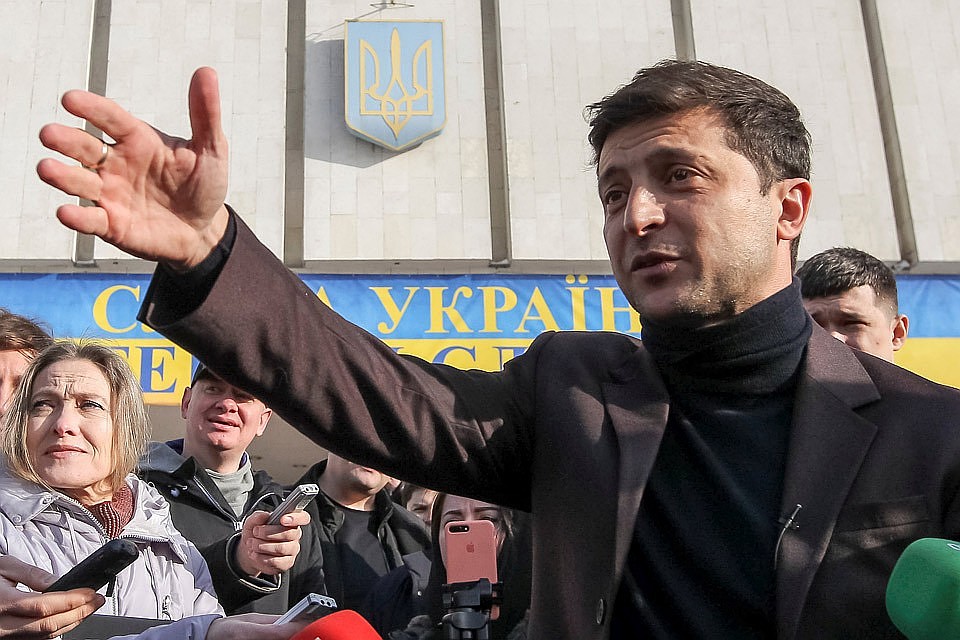 Президент-элект В. А. Зеленский желает уже 19 мая получить булаву, вступить в свои права Фото: REUTERS