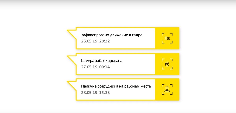 Дополнительно можно подключить счетчик посетителей, построение тепловых карт и контроль активности персонала