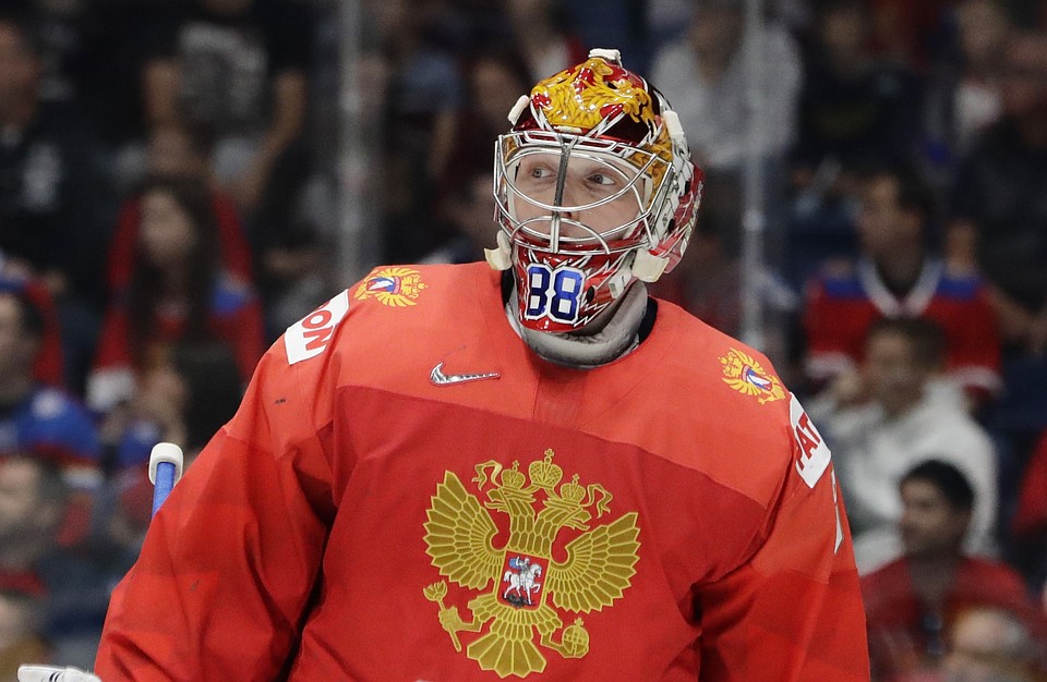 Вратарь сборной России Андрей Василевский. Фото: REUTERS