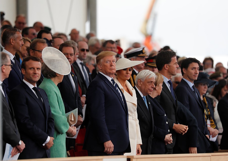 Трамп прибыл на торжества по случаю 75-летия высадки в Нормандии Фото: REUTERS