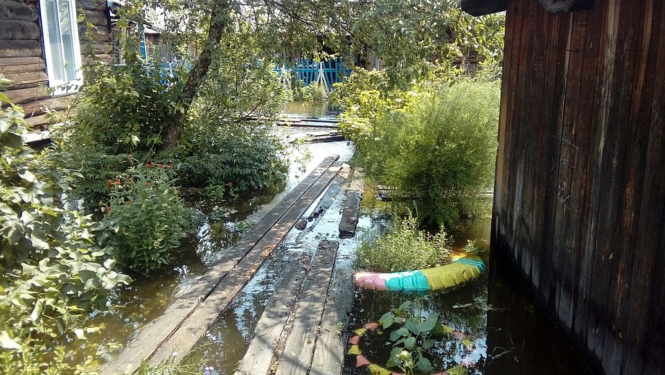 Говорят, сейчас огороды уже под водой. Фото: соцсети.