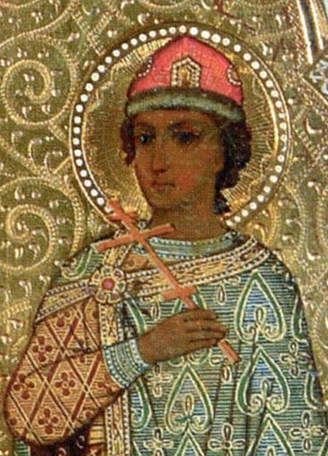 Святой Глеб Боголюбский. Икона