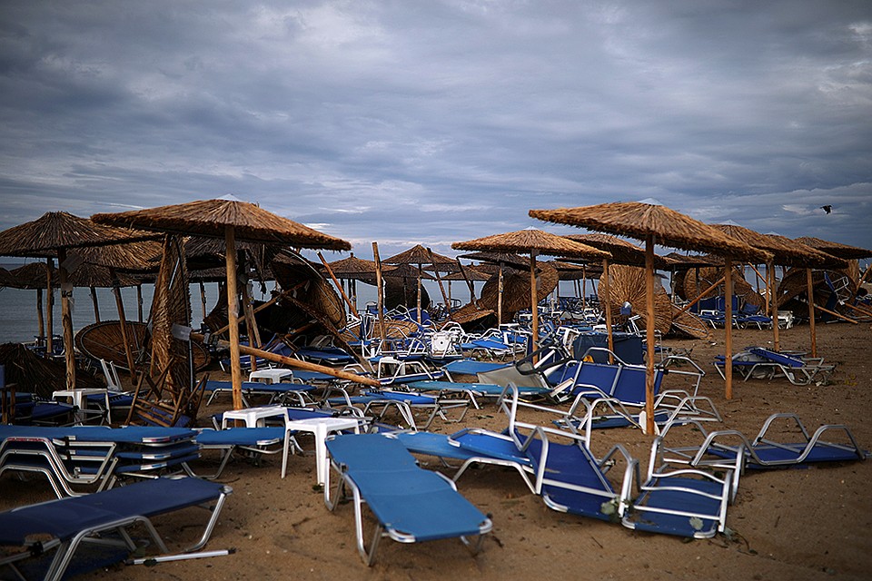 Эпицентр пришелся на район близ города Салоники Фото: REUTERS