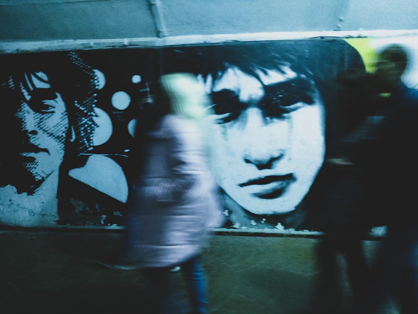 Уличное граффити в подземных переходах Екатеринбурга Фото: Кира Санникова