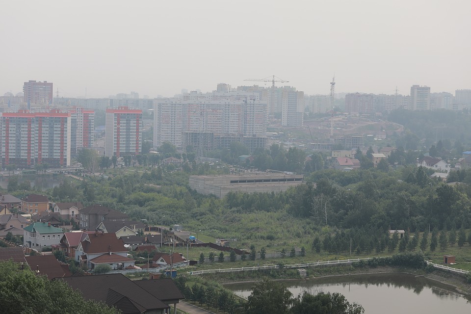 Возможная причина возникновения дымки - лесные пожары. Фото: Мария ЛЕНЦ