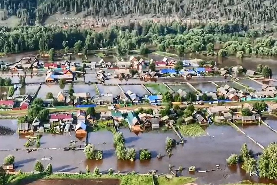 Подтопленный поселок Соляная