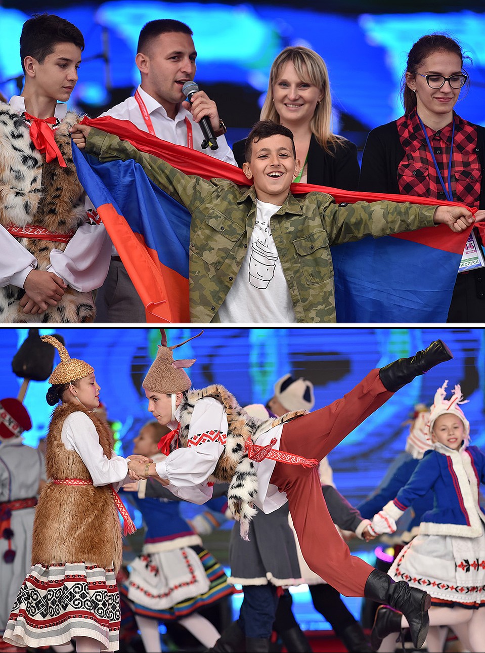 Тигран Саргсян из студии «Фламинго» (Ереван) разделил Гран-при с белорусским коллективом «Праменьчык». Фото: предоставлено организаторами