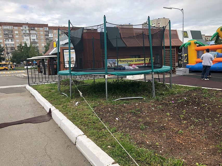 Батут на Ленина