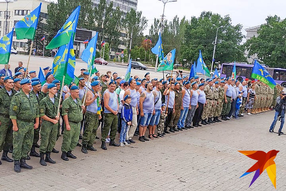 Как десантники отмечают День ВДВ в Донецке 2019 Фото: Ольга ЖУКОВА