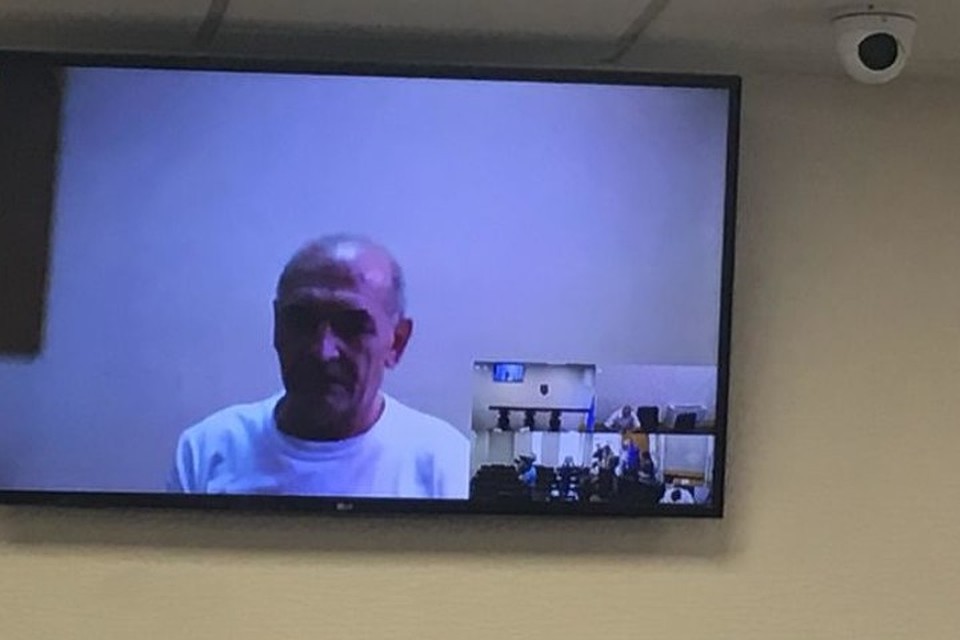Владимир Цемах дал показания в Апелляционном суде Киева в формате видеоконференции. Фото: strana.ua