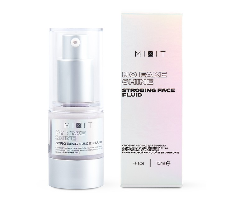 No Fake Shine Strobing Face Fluid Стробинг-флюид для жемчужного сияния кожи лица
