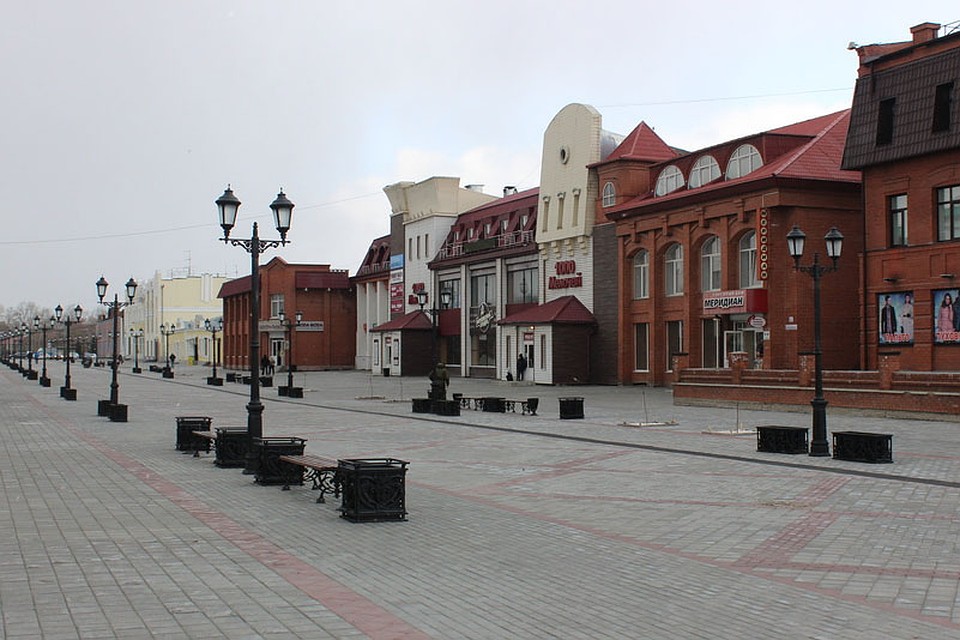 Улица Мало-Тобольская в Барнауле. Фото: пресс-службы правительства Алтайского края