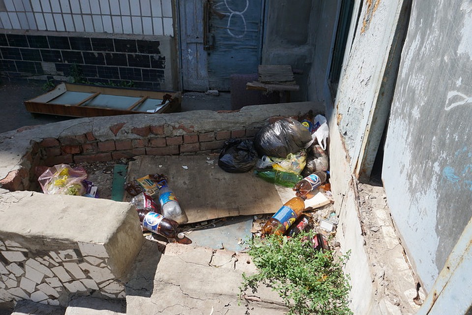 Вот это явно оставили не собаки. Фото: Юлия АНДРИЕНКО
