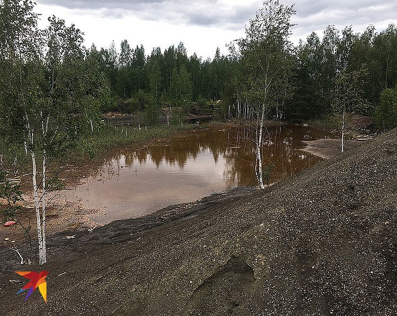 Возле Черной горы - лужи, к водам которых лучше не приближаться. Фото: Павел КЛОКОВ