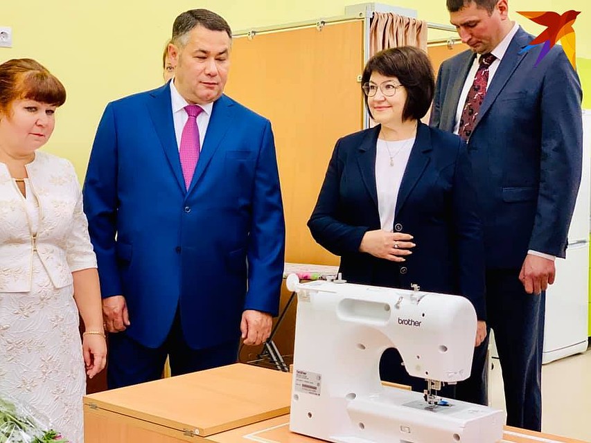 В классе труда. Фото: Татьяна РУМЯНЦЕВА