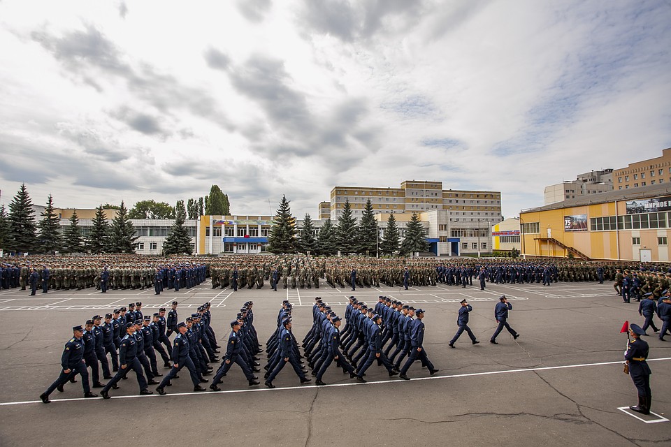 Полторы тысячи курсантов приняла академия в этом году. Фото: Пресс-служба Западного военного округа