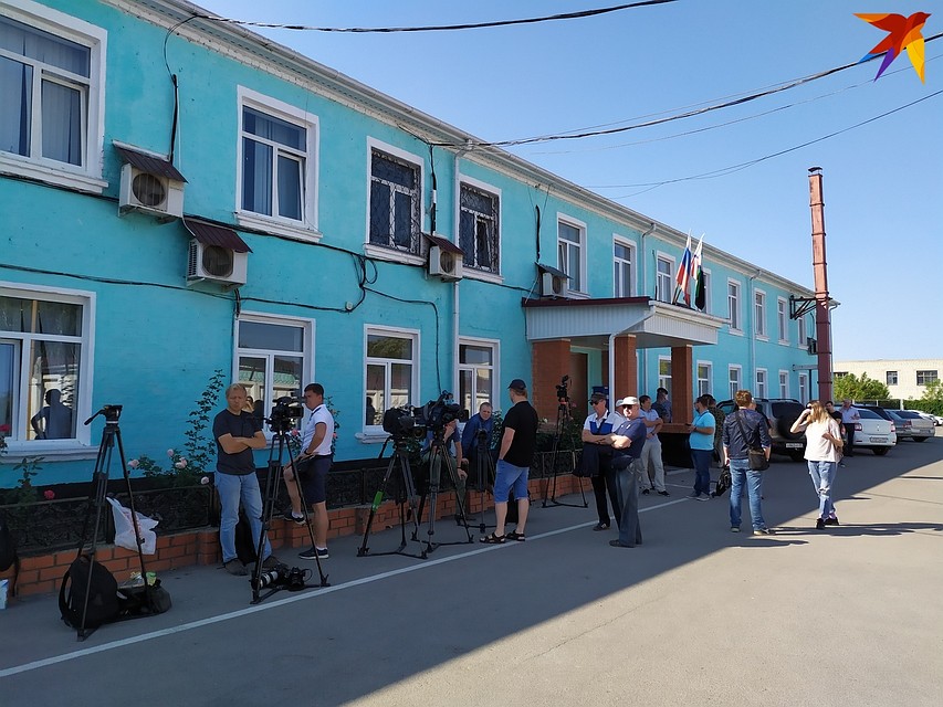 ИК №4 в утро судебного заседания. Фото: Виктор ЛЕВШАКОВ