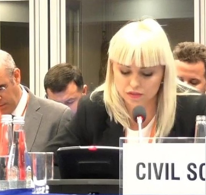 Анастасия Гридчина выступила с докладом