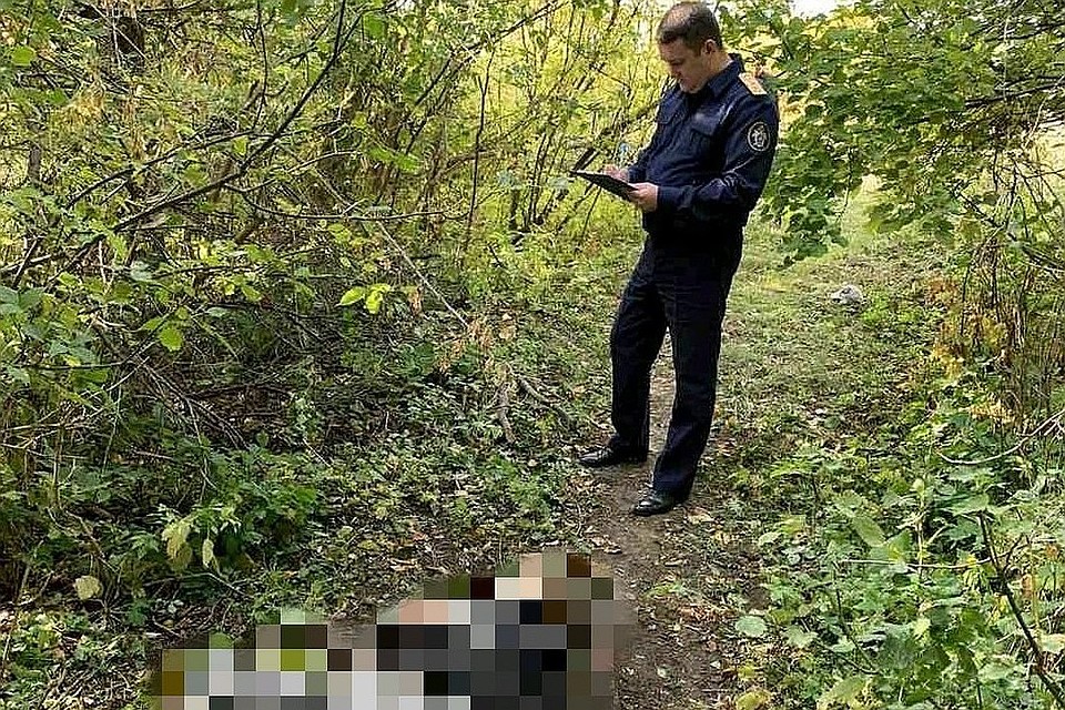 Тело убитого мужчины нашли возле кладбища. Фото СУ СКР по Саратовской области
