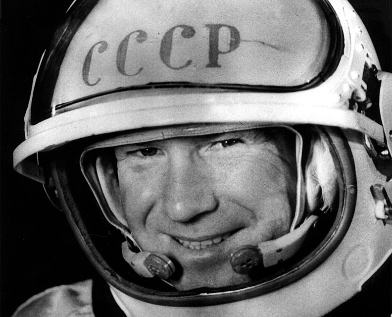 Алексей Леонов в скафандре советского космонавта. Фото: GLOBAL LOOK PRESS