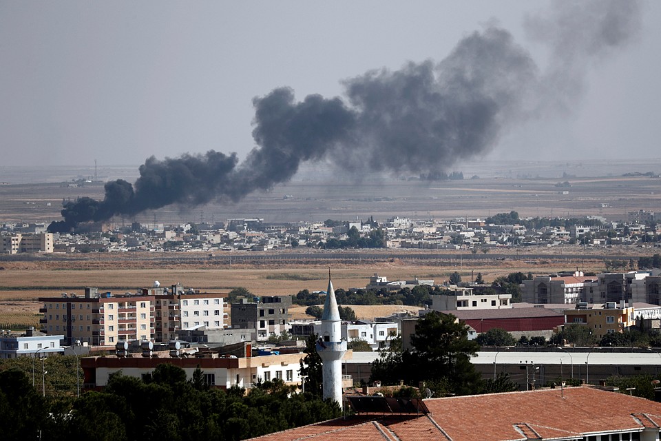 Турецкие войска нанесли удар по территории Сирии. Фото: REUTERS