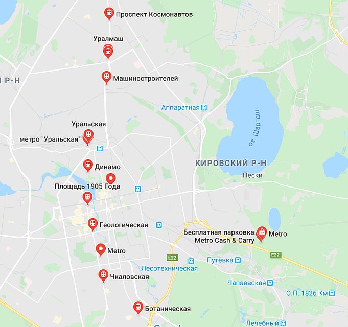 А вот так карта выглядит сегодня. Найдите одно отличие. Фото: Google Maps