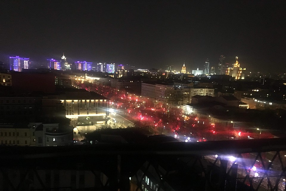 Вид на Москву со сталинской высотки. Фото: Евгения КОРОБКОВА