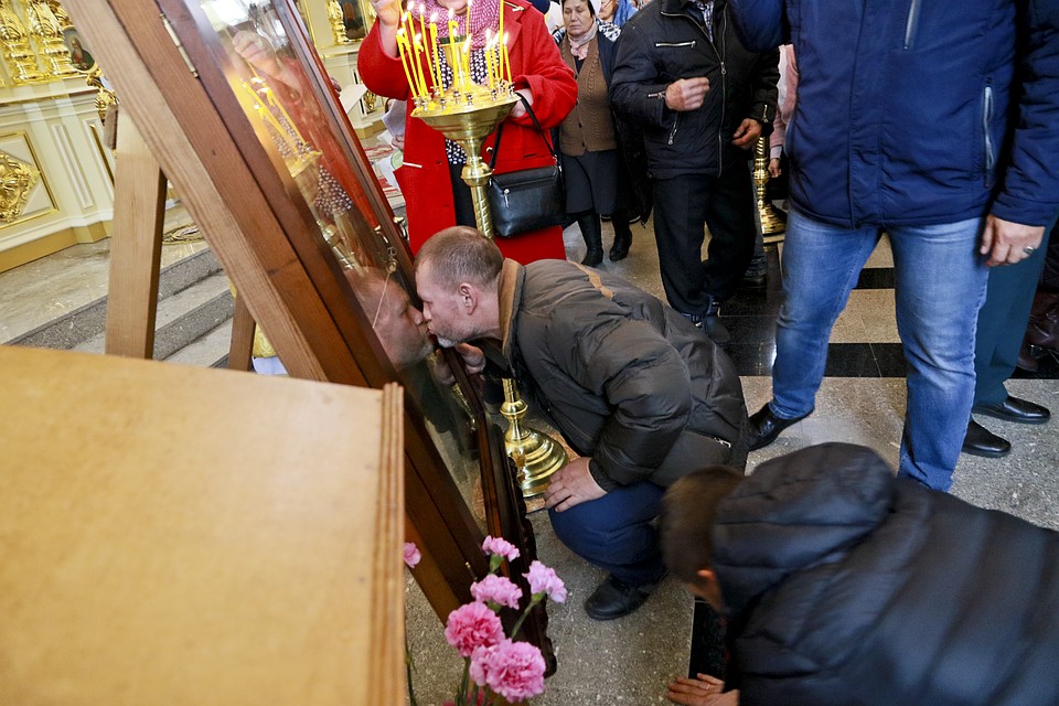 100-летие Михаила Калашникова: В Курье освятили храм Знамения Пресвятой Богородицы Фото: Олег УКЛАДОВ