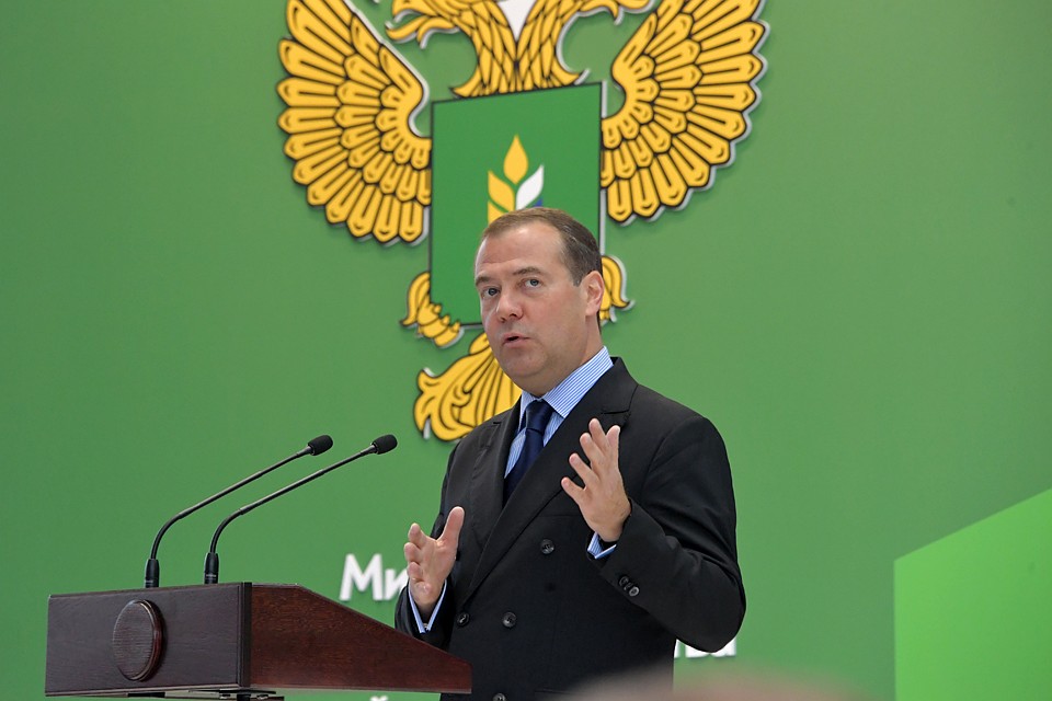 Председатель Правительства Российской Федерации Дмитрий Медведев. Фото: Владимир ВЕЛЕНГУРИН