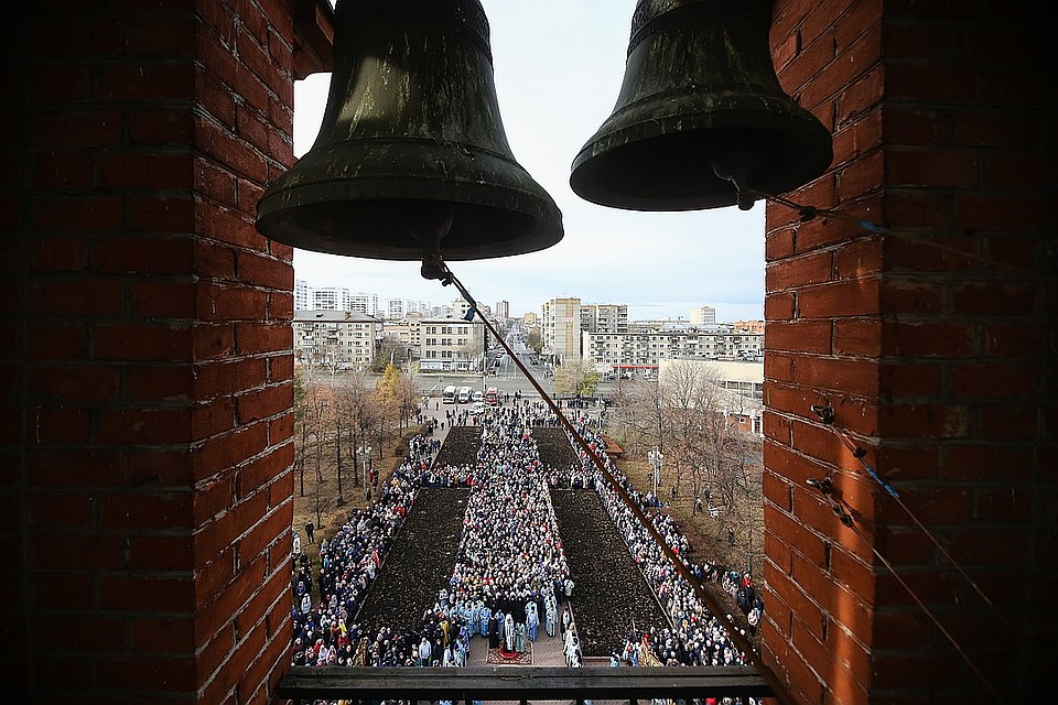 Крестный ход 4 ноября 2018 года. Фото: Валерий ЗВОНАРЕВ.