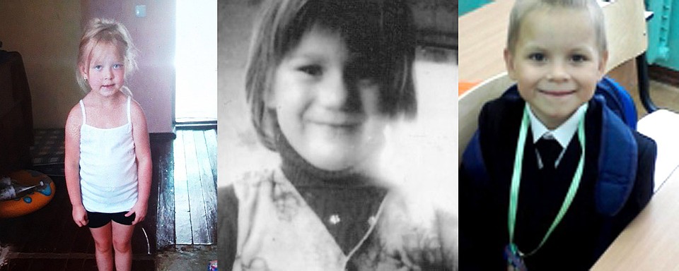 Даша Пилипенко, Света Халова и Паша Костюнин - одни из героев новой рубрики на сайте СК, где опубликованы фотографии пропавших детей. Фото: sledcom.ru