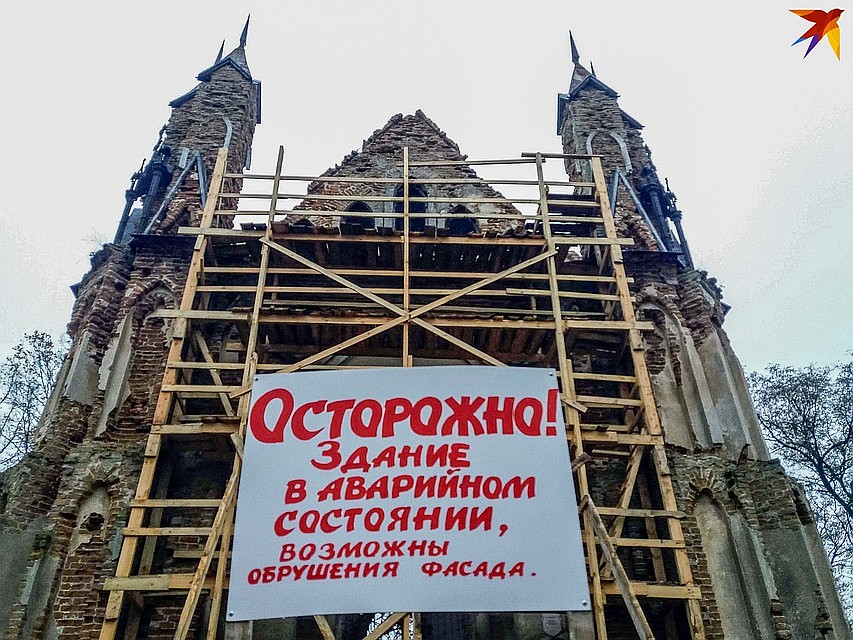 В каплице Ожешко в Закозели начались аварийно-восстановительные работы. Фото: Оксана БРОВАЧ