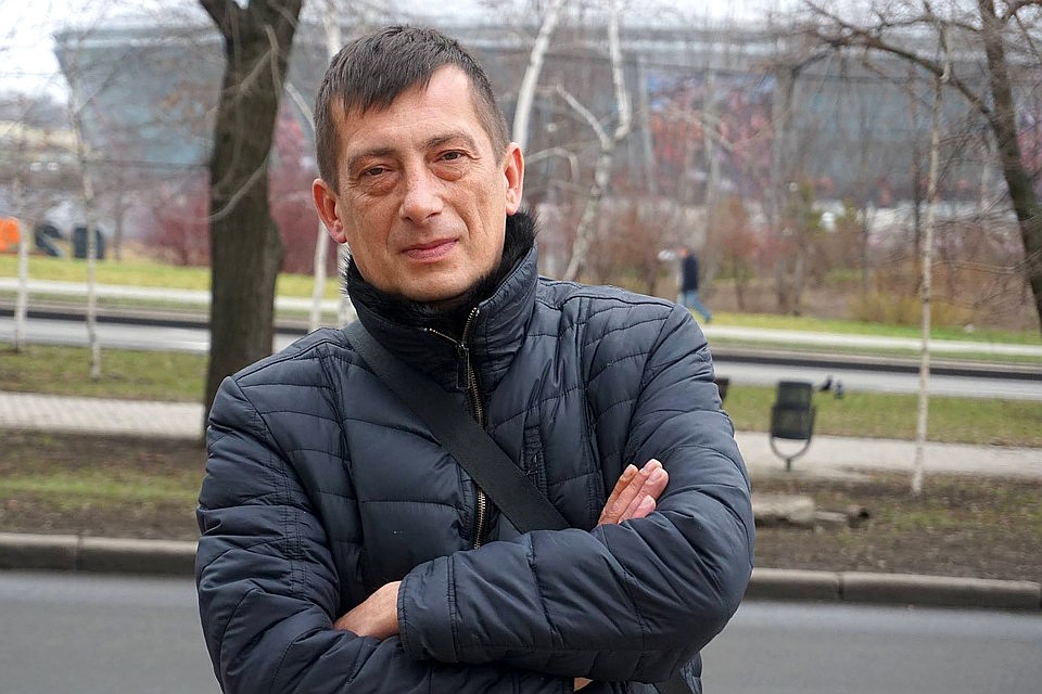 Андрей Лысенко, волонтёр, начальник желдоручастка Донецкой обогатительной фабрики Фото: facebook.com