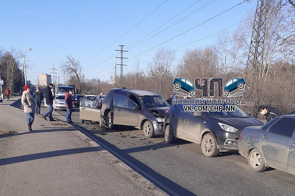 К счастью, в результате аварии серьезных травм никто не получил. ФОТО: "ЧП. ДТП. Нижний Новгород".