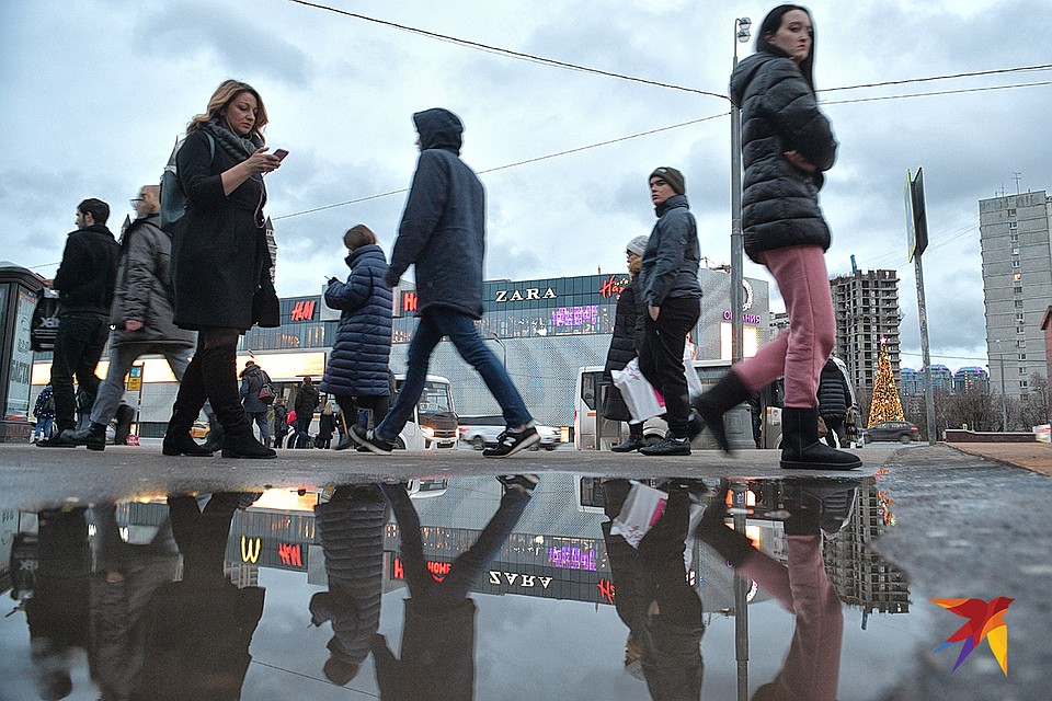 В последние годы декабрь в Москве выдаётся дождливым. Фото: Михаил ФРОЛОВ