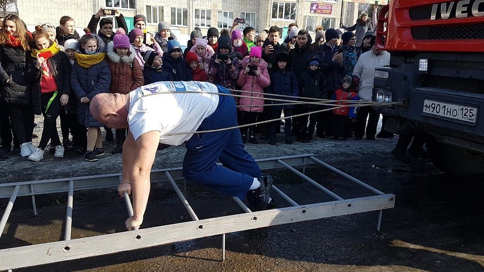 Тяжелую технику удалось протащить на полметра. Фото: предоставлено "КП" спортсменом