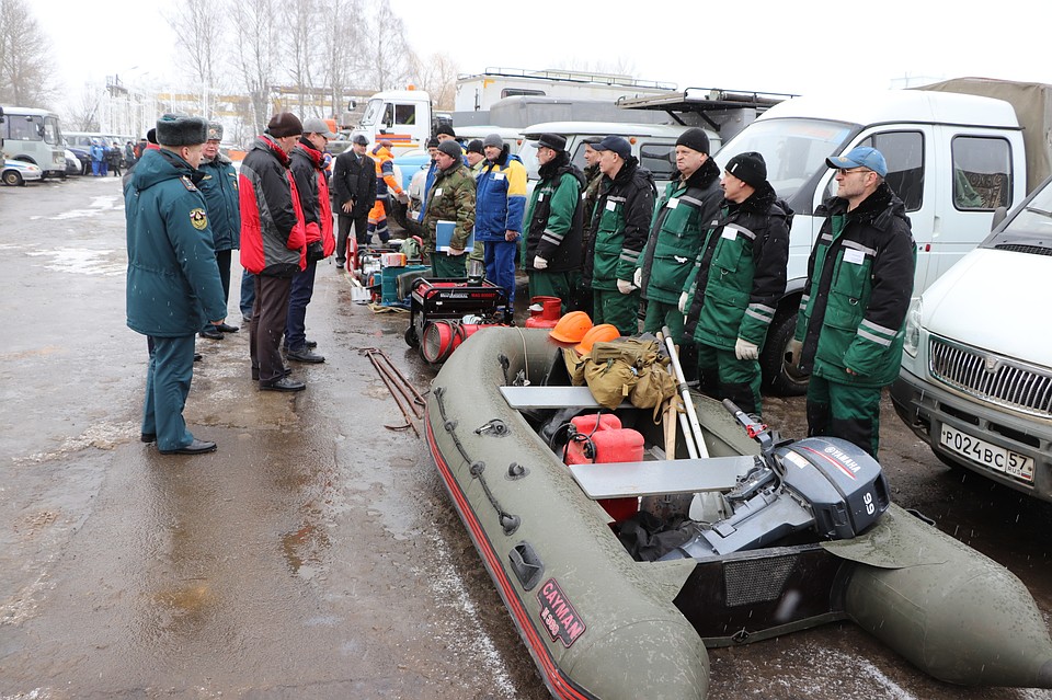 Насколько Орел готов к половодью? Фото: ГУ МЧС РФ по Орловской области.